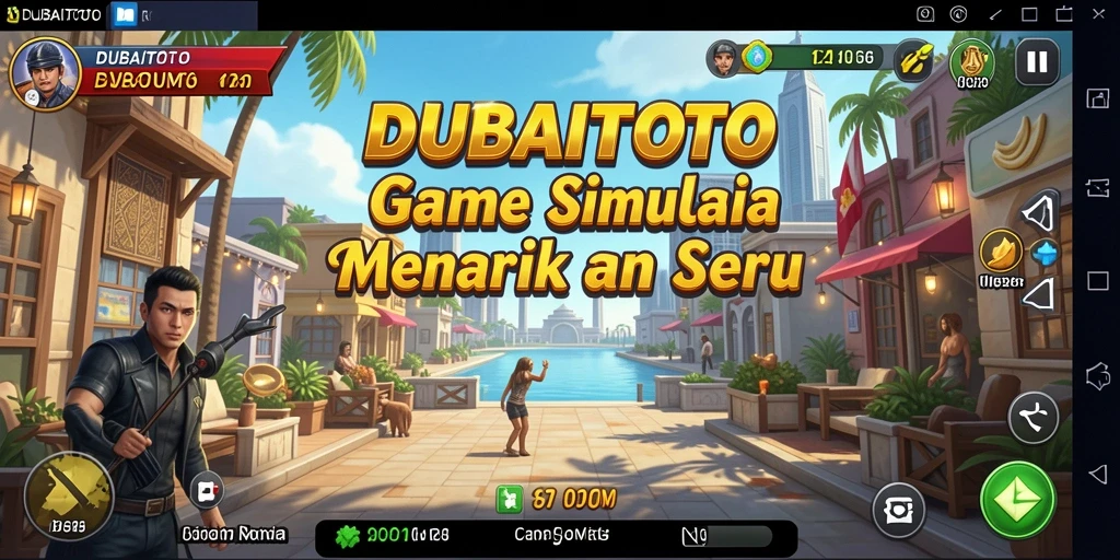 Tampilan gameplay mendebarkan dari DUBAITOTO dengan simulasi interaktif.